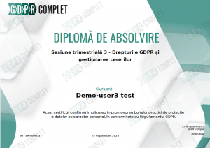 diploma GDPR